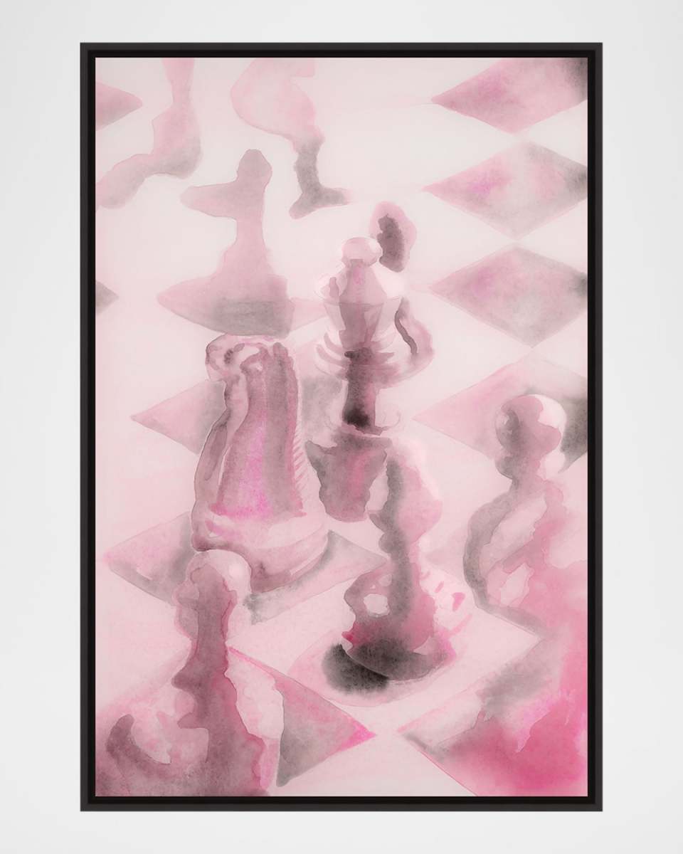 "Checkmate" Framed Giclee by D'Alessandro Leon, 41.5" x 61.5"